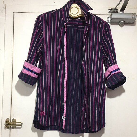 VINTAGE JOHN LENNON STRIPED SHIRTS SIZE S - Picture 4 of 8